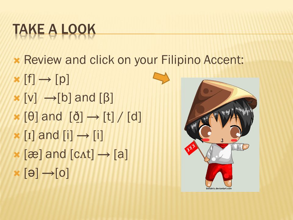 Filipino Accent Features Ppt Video Online Download