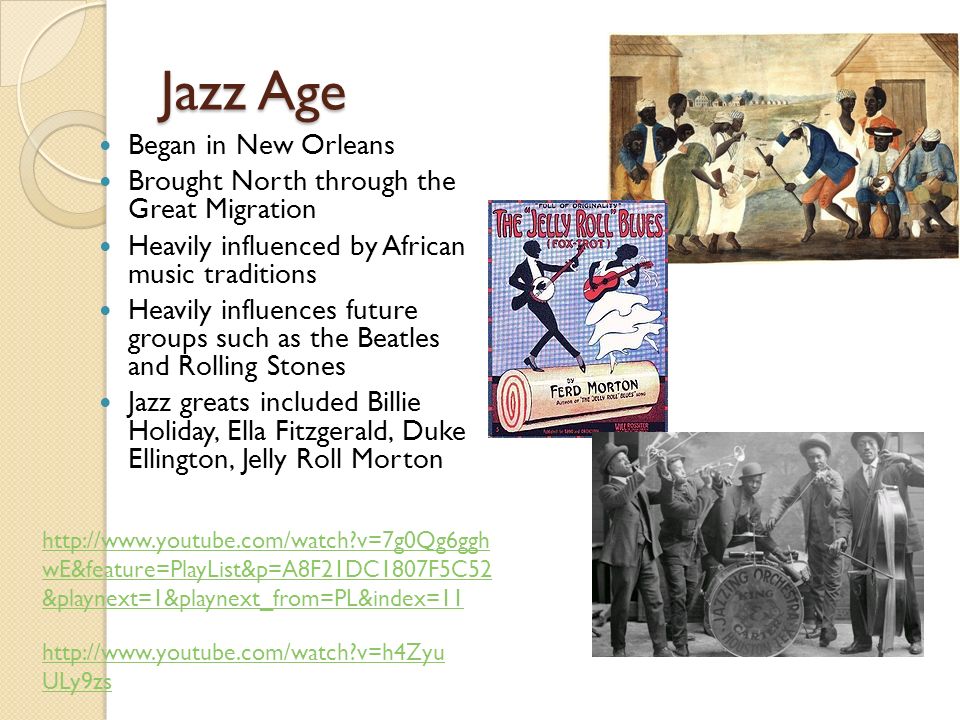 Jazz Age Began in New Orleans