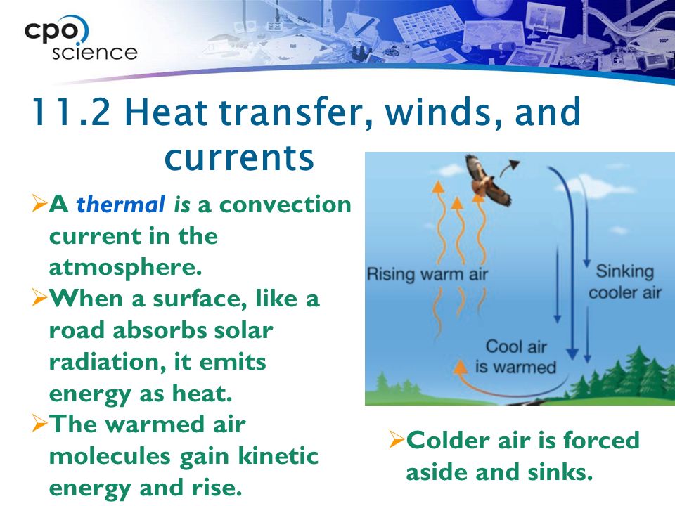 11.2 Heat transfer, winds, and currents