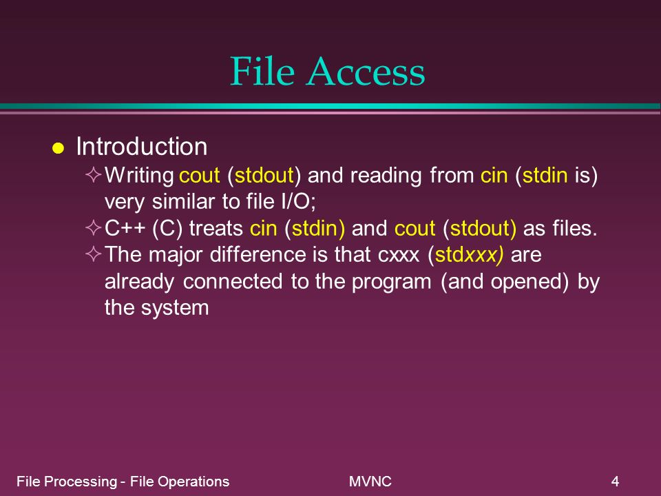 Fundamental File Processing Operations C++ - ppt download