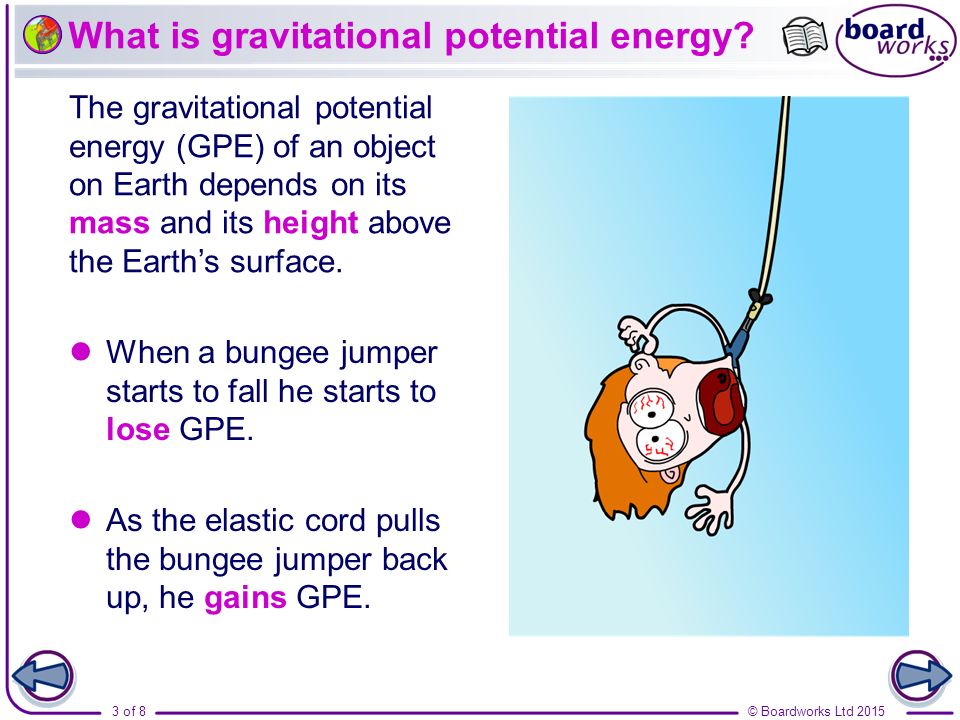Boardworks Science Gravitational Potential Energy Ppt Download