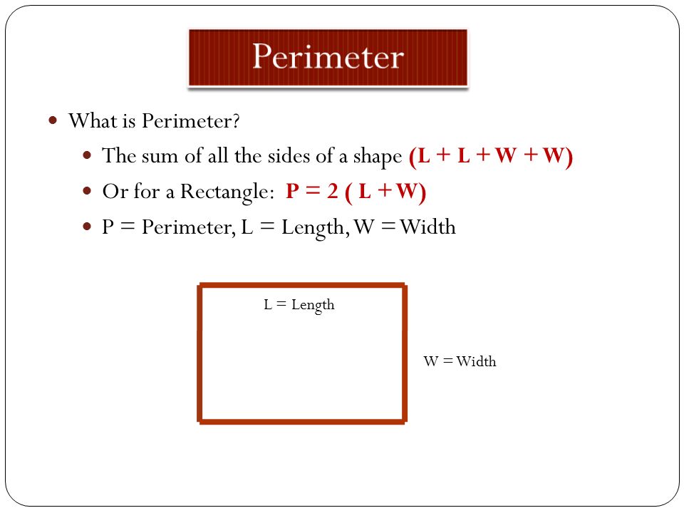 Perimeter What is Perimeter