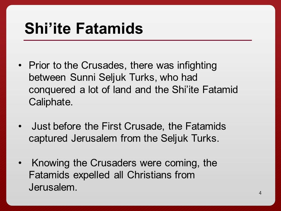 Shi’ite Fatamids