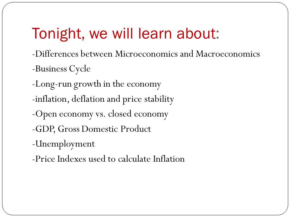 difference between microeconomics and macroeconomics ppt