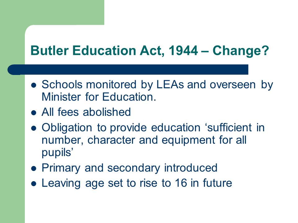 fisher education act 1918