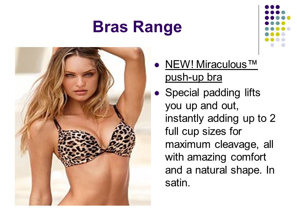 Bras Range NEW! Miraculous™ push-up bra