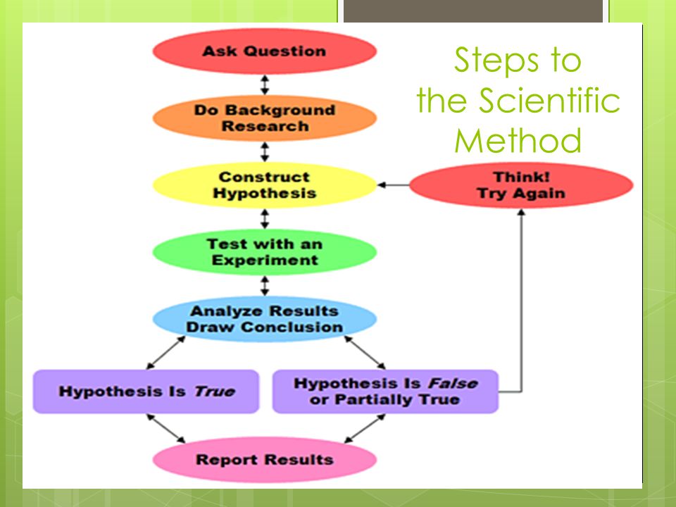Steps to the Scientific Method