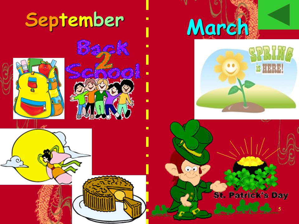 March September What month do we go back to school