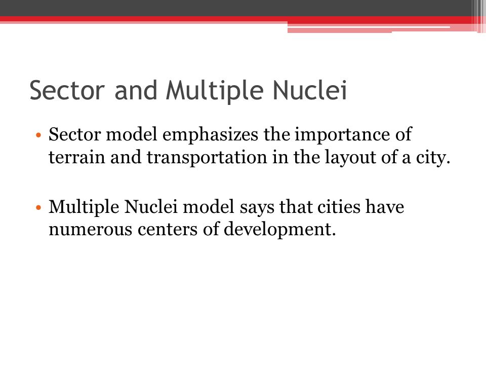 Sector and Multiple Nuclei