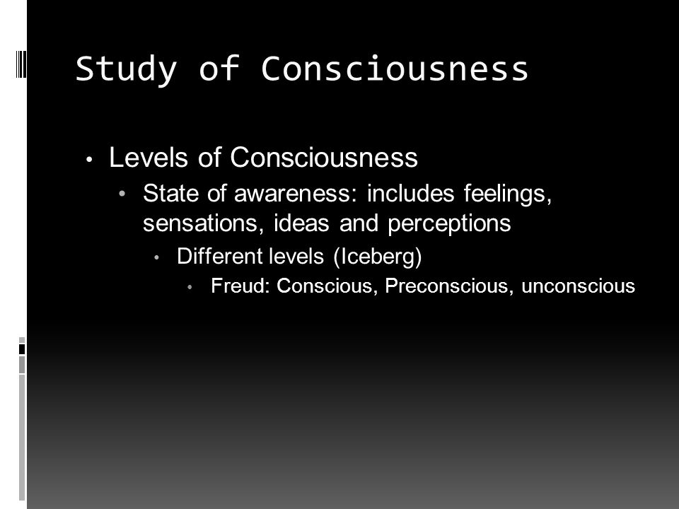 UNIT THREE:CONSCIOUSNESS - ppt video online download