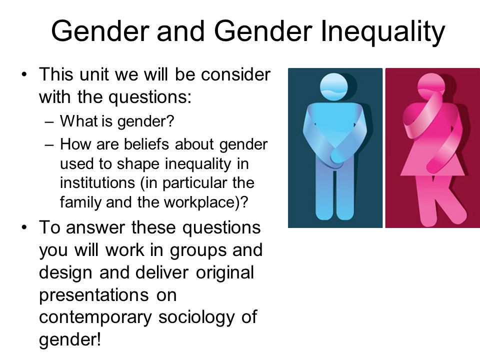 Gender & Gender Inequality - ppt download