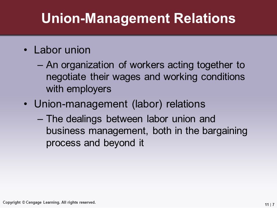 Enhancing Union Management Relations Ppt Video Online Download