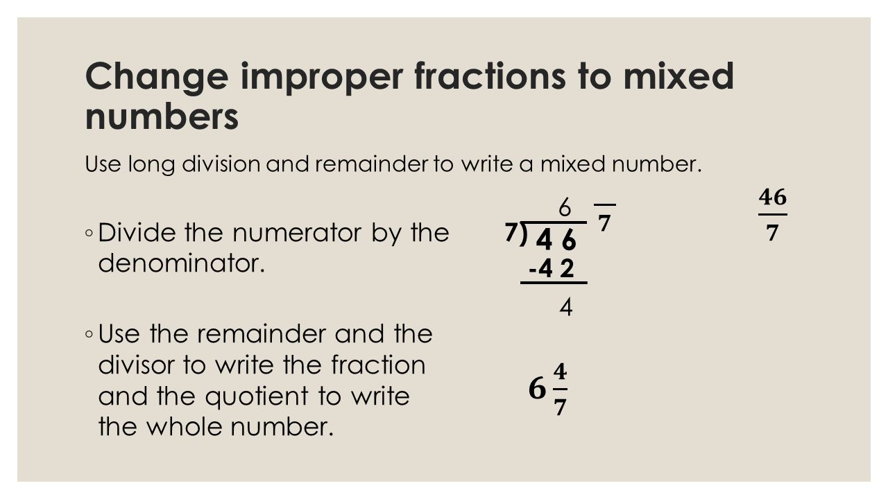 244.24 – Mixed number notation - ppt video online download