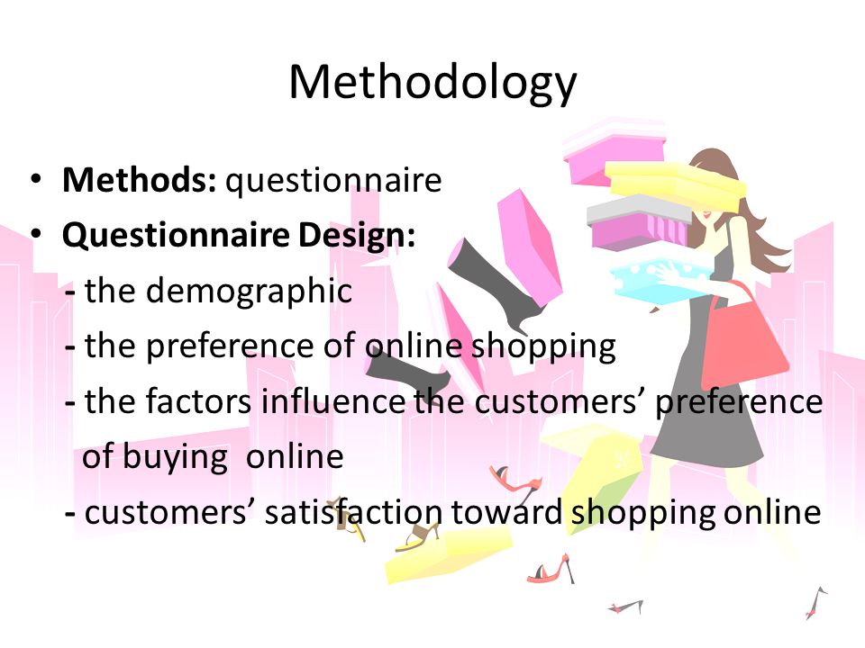 methodology of online shopping