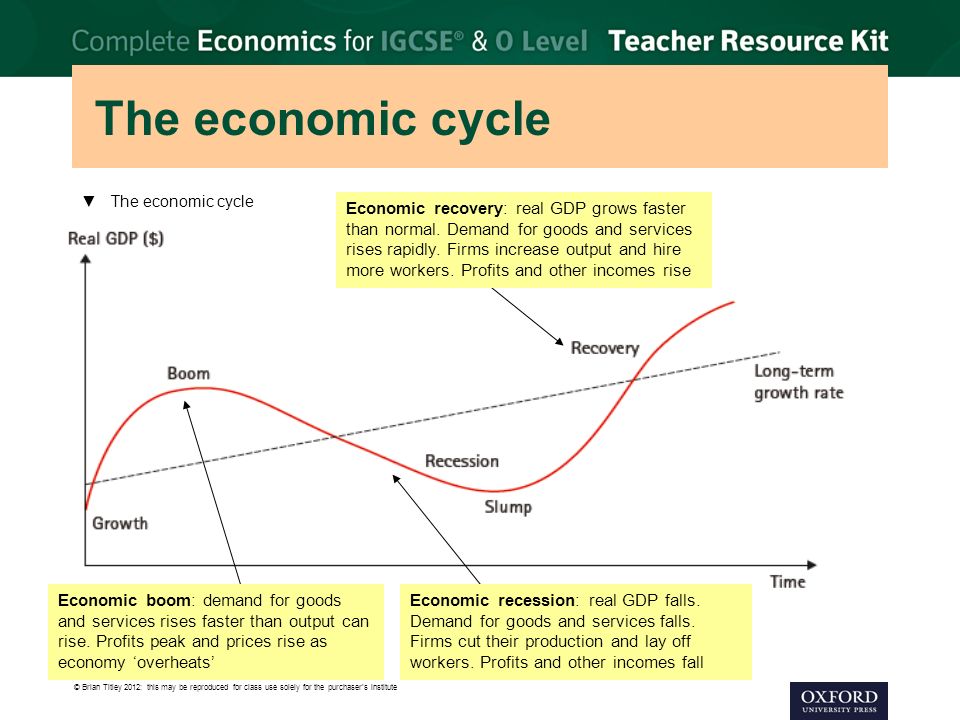The economic cycle The economic cycle.