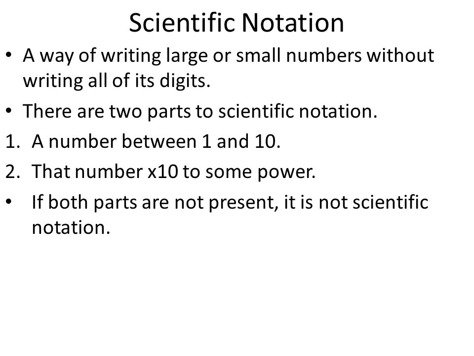 Aim: How can we express a large or small number? - ppt download