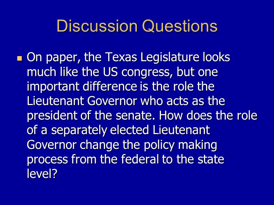 Texas Legislative Process Chart