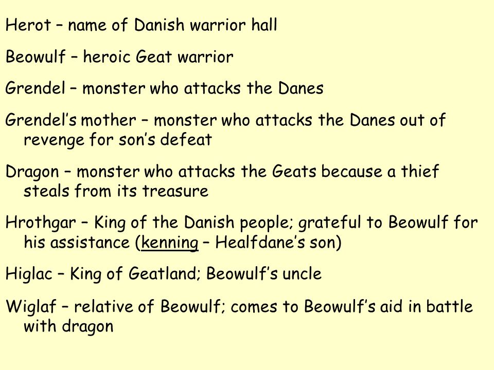 poems about beowulf character