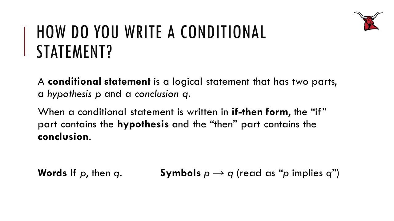 How Do You Write An If Then Statement