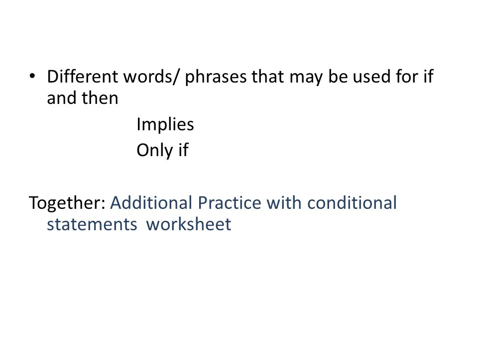 Chapter 2 Section 2 1 Conditional Statements Ppt Download