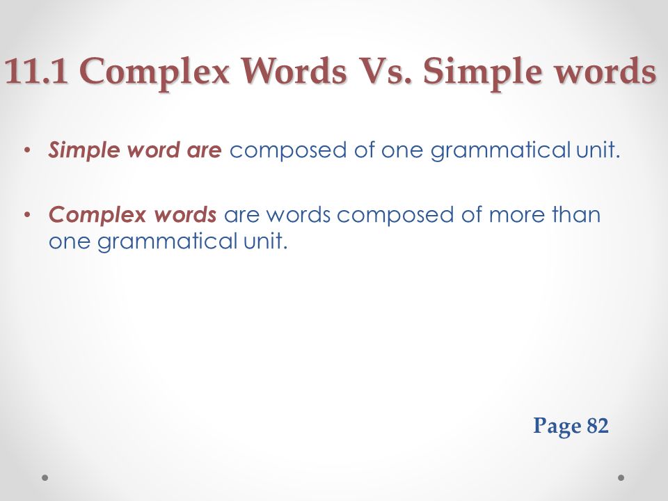 The Difference Between Complex Lyrics and Complex Words