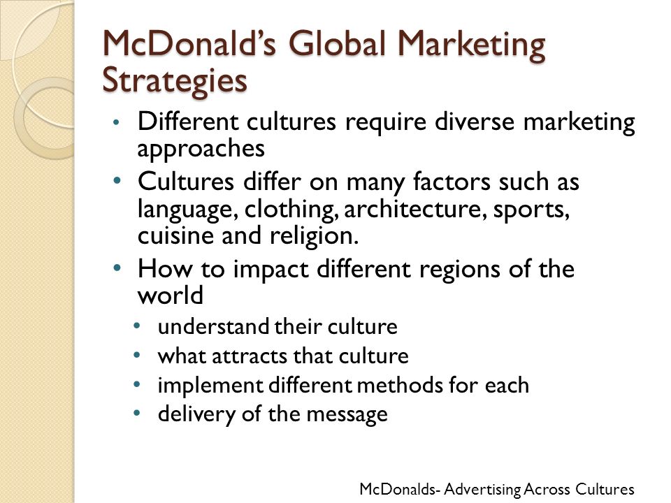 mcdonalds marketing strategy
