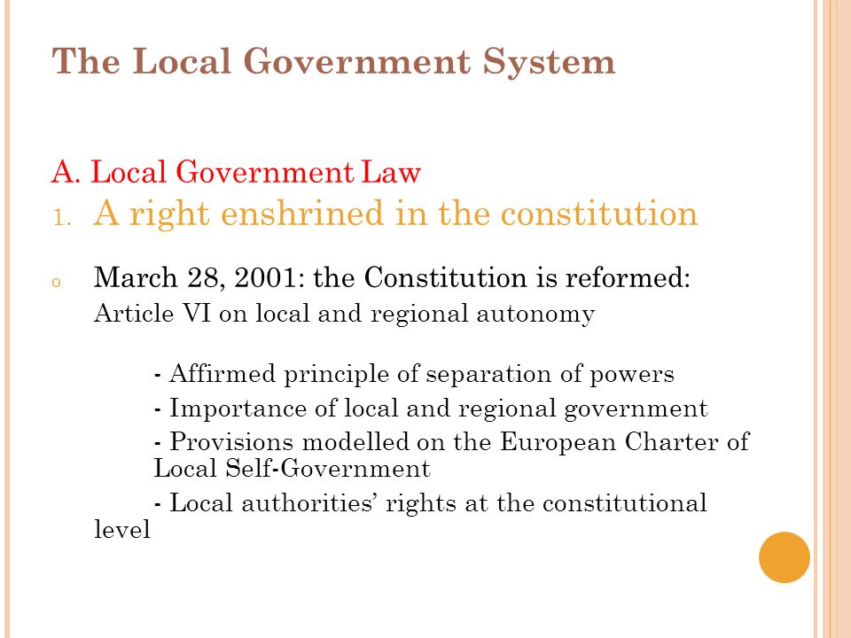 importance of local governance