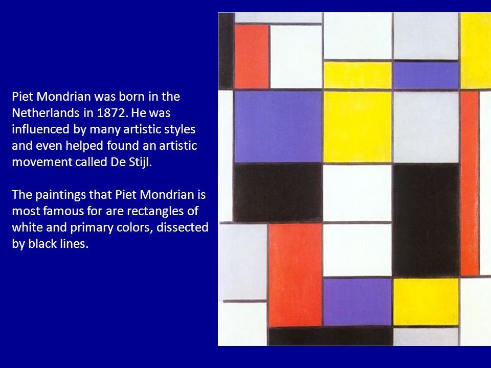 Piet Mondrian Ppt Video Online Download
