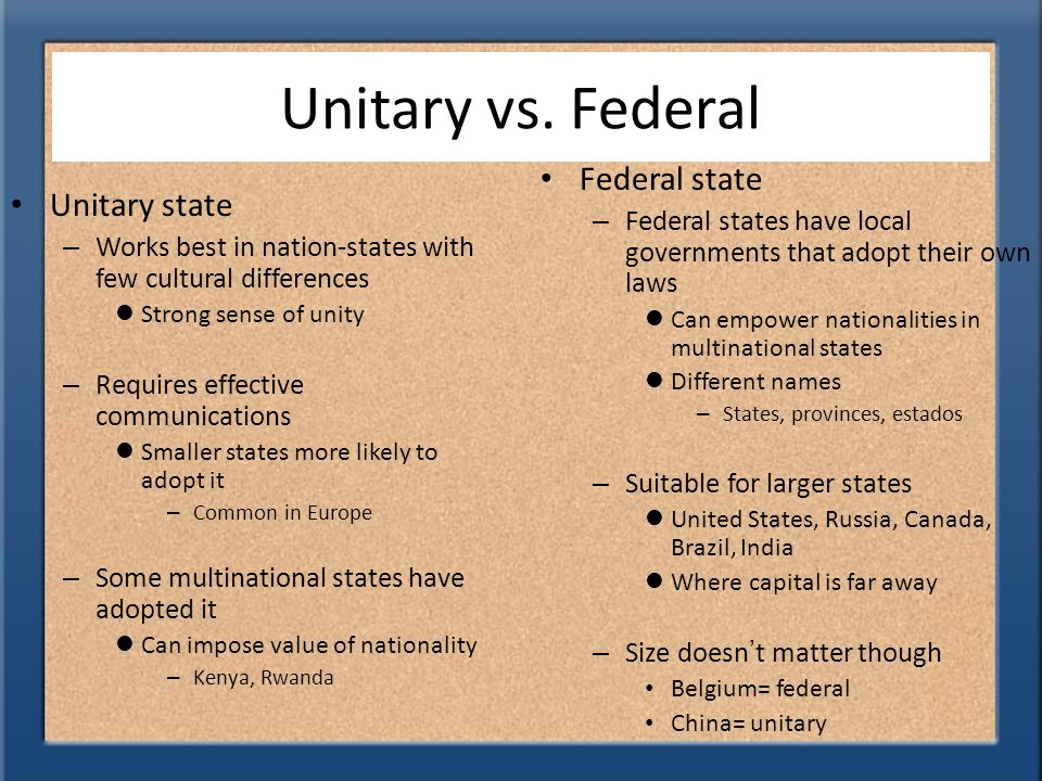 Comparison Contrast Of Unitary Vs Federal States Ap Human Geography comparison-contrast-of-unitary-vs-federal-states-ap-human-geography