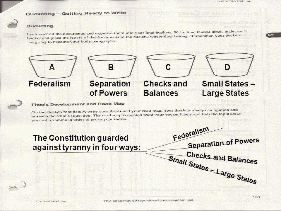 constitution mini q document b answers
