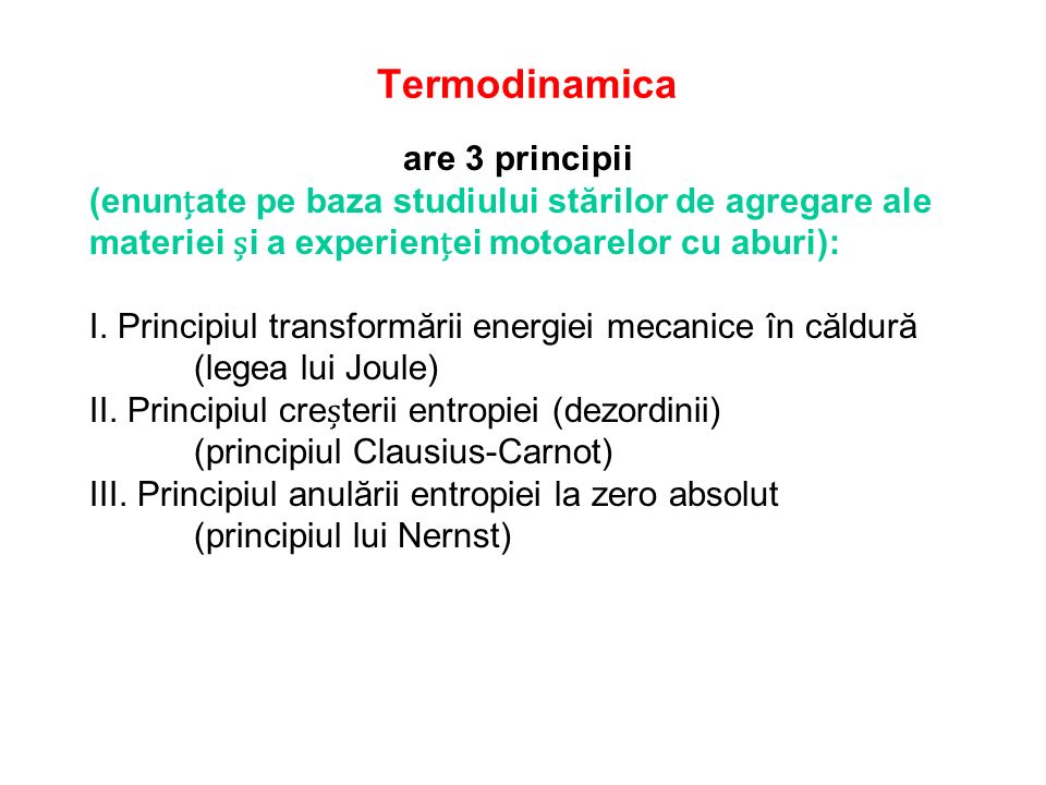 T. Termodinamica T.1. Elemente de bază ale termodinamicii - ppt video  online download