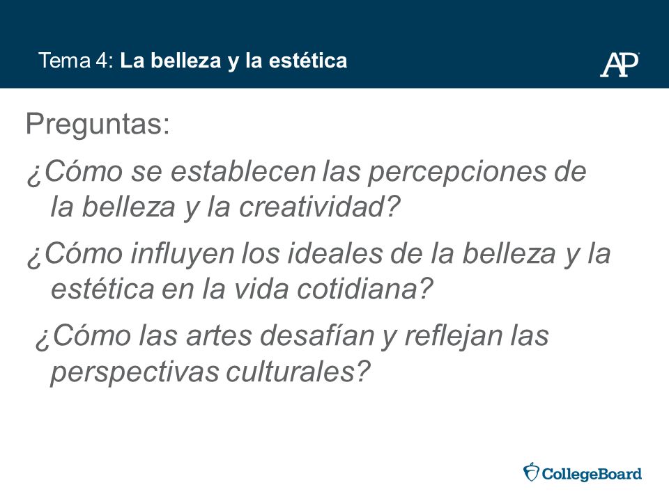 AP Spanish language & culture “La belleza y la estética”- Online