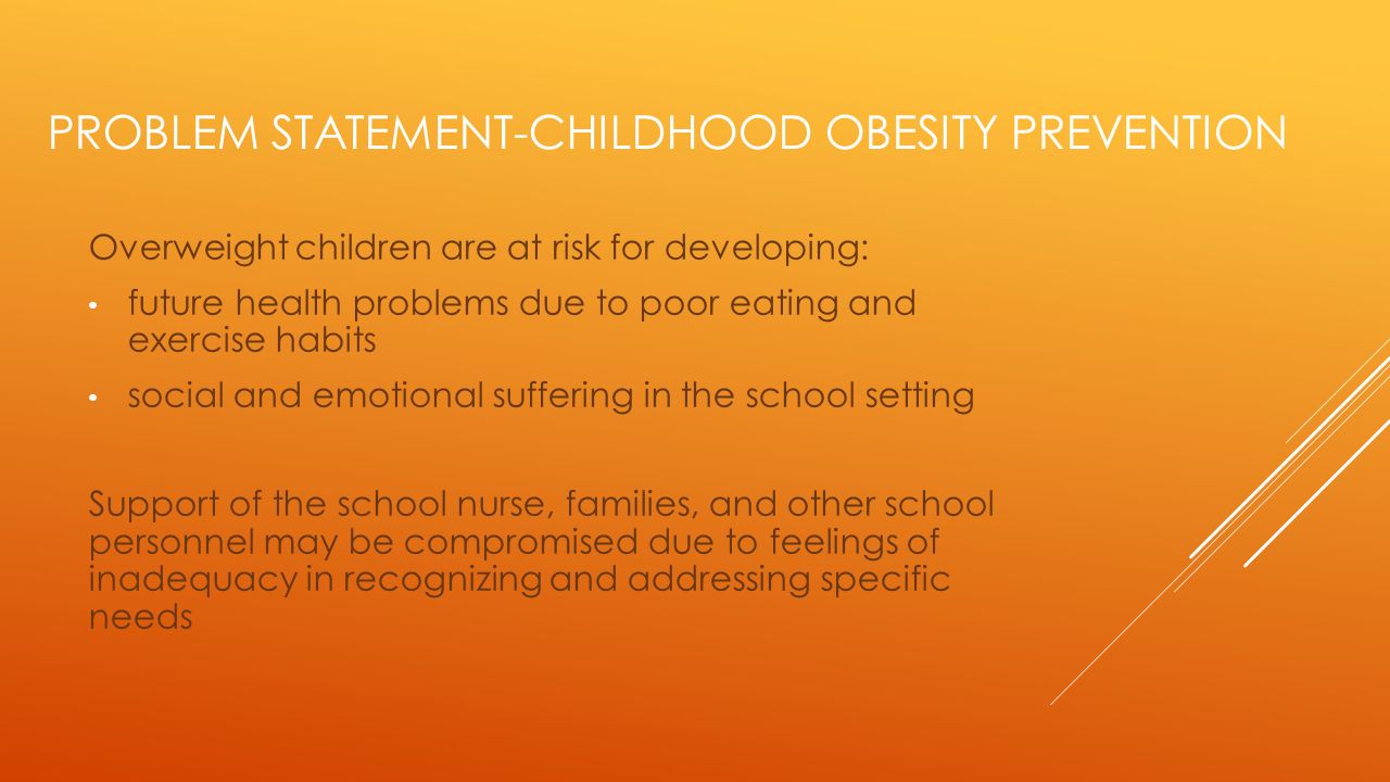 The Problems Caused by Obesity: A PICOT Statement - 553 Words