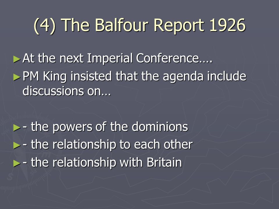 balfour report 1926