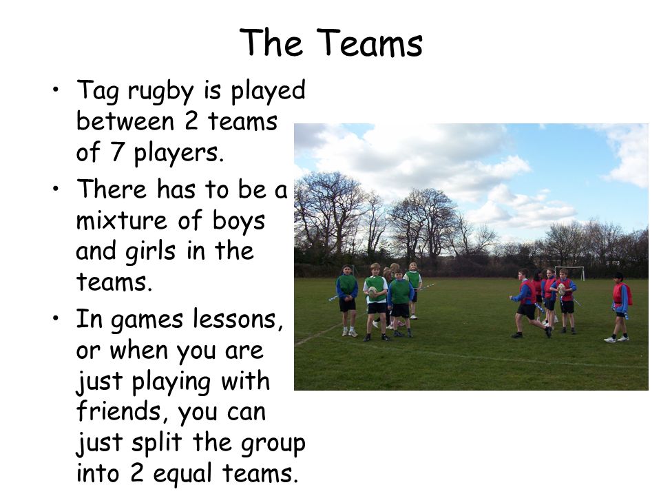 Tag Rugby. - ppt video online download