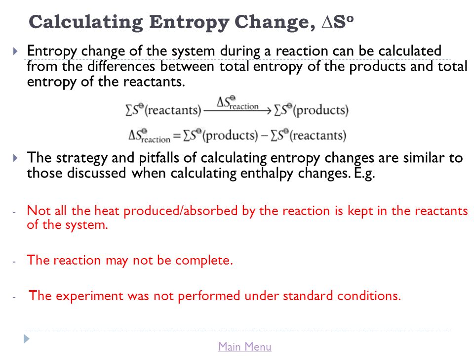 calculating entropy