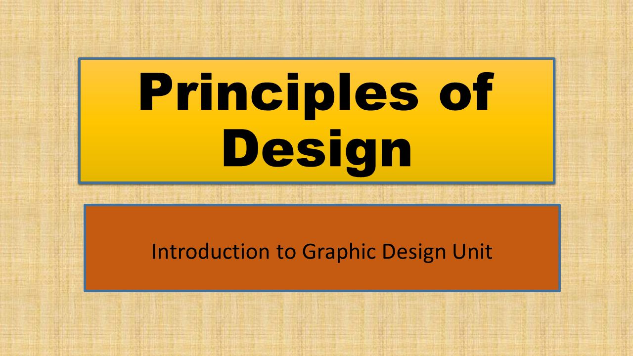 Introduction to Graphic Design Unit