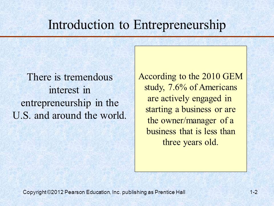 introduction to entrepreneurship ppt download introduction to entrepreneurship