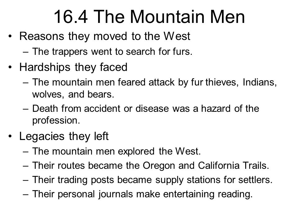 Mountain Men Death