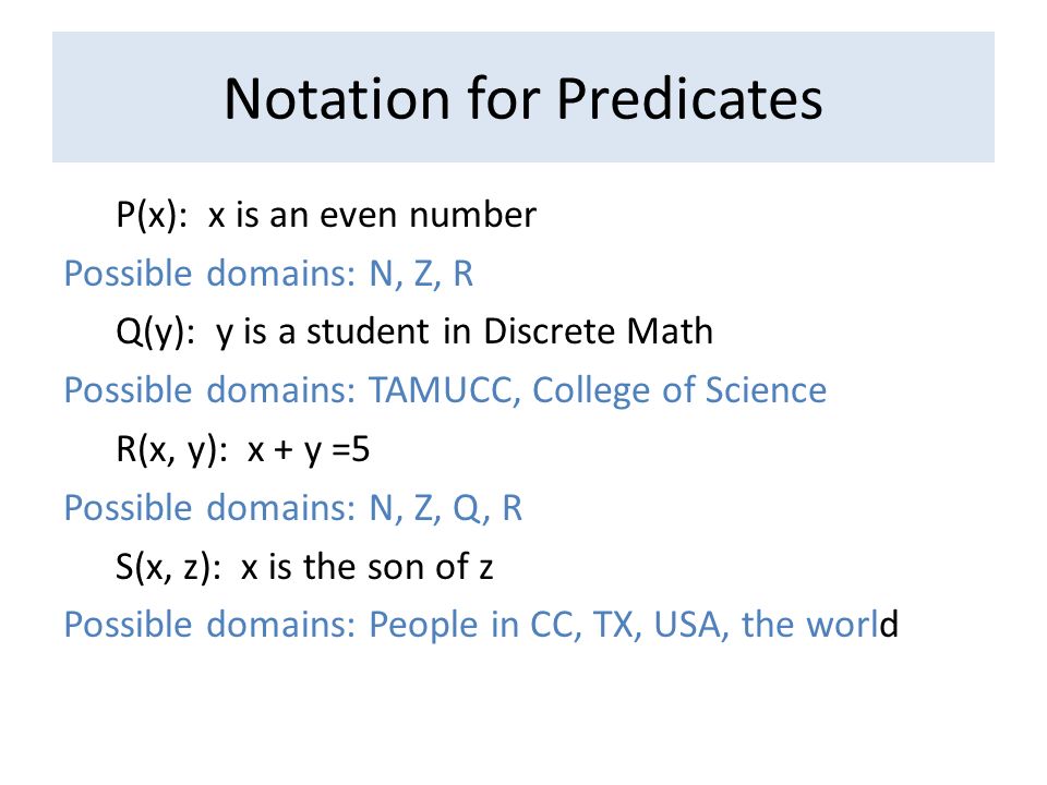 Predicates And Quantified Statements Ppt Download