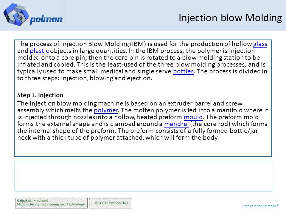 Injection blow Molding