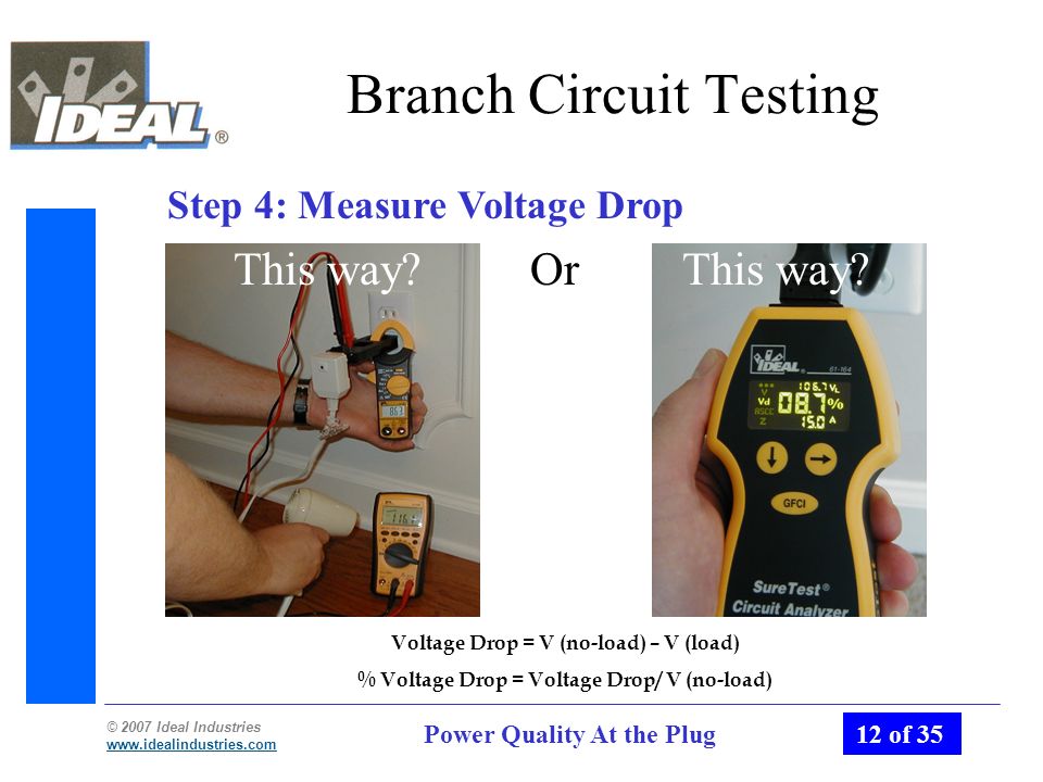 Branch Circuit Testing