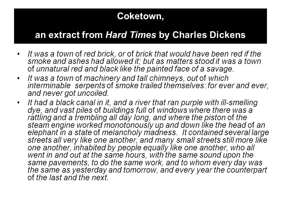 coketown dickens