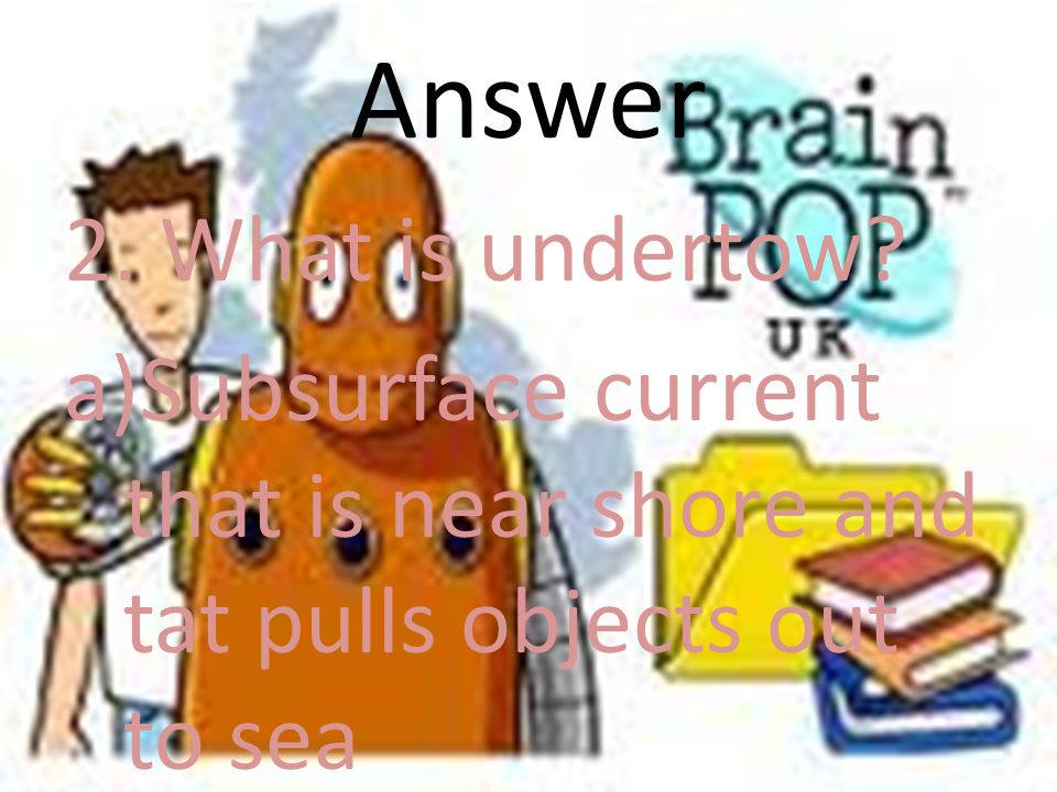 Answer 2. What is undertow