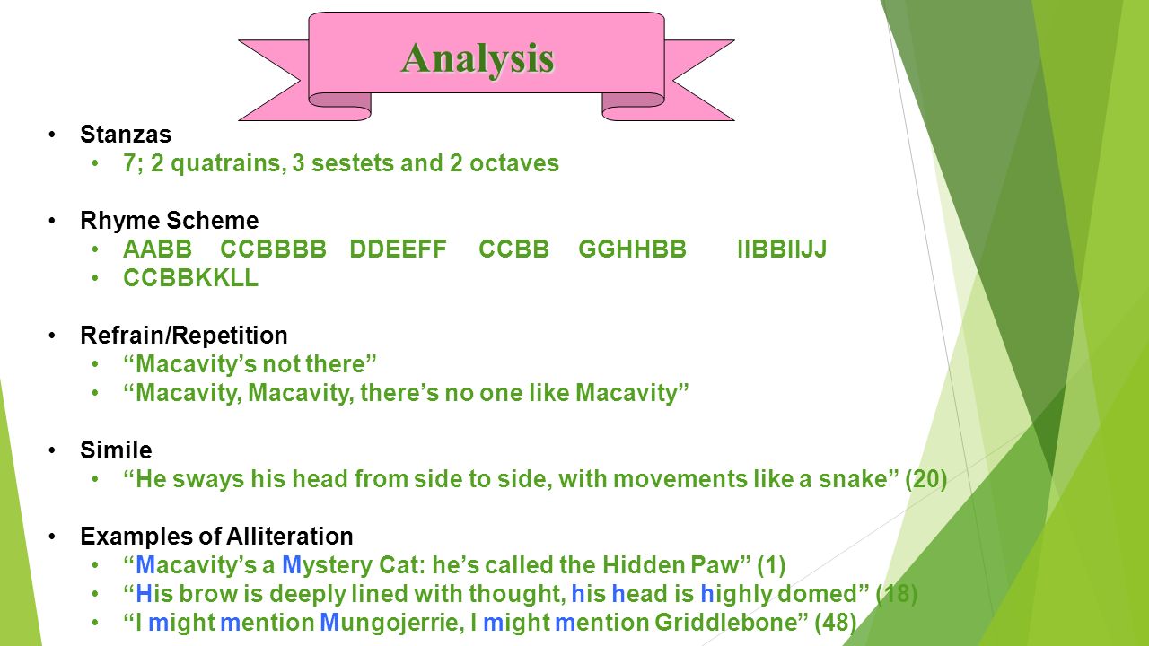 The Mystery Cat T S Eliot Ppt Video Online Download