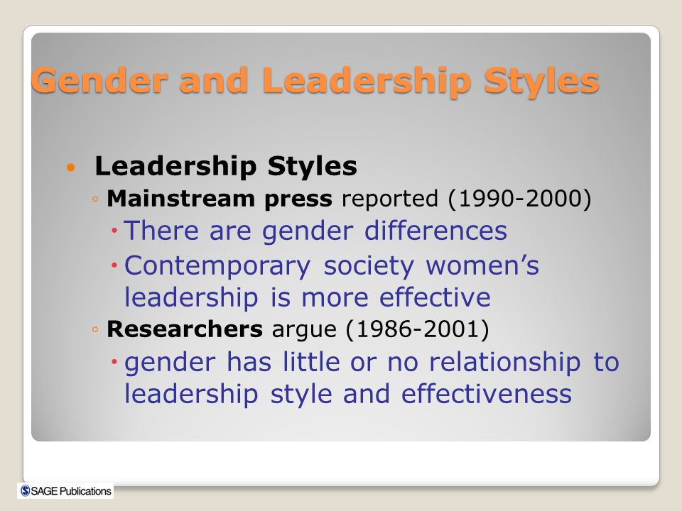 Leadership Chapter 12 – Women and Leadership. - ppt video online download