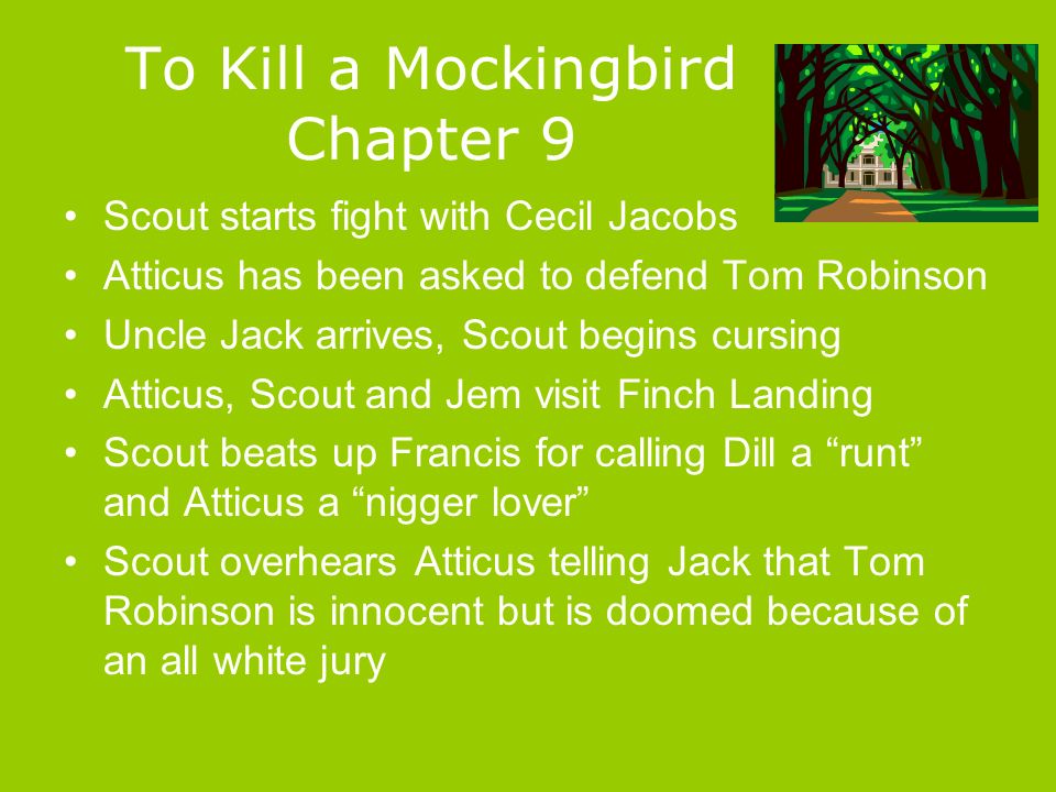 summary of chapter 9 to kill a mockingbird