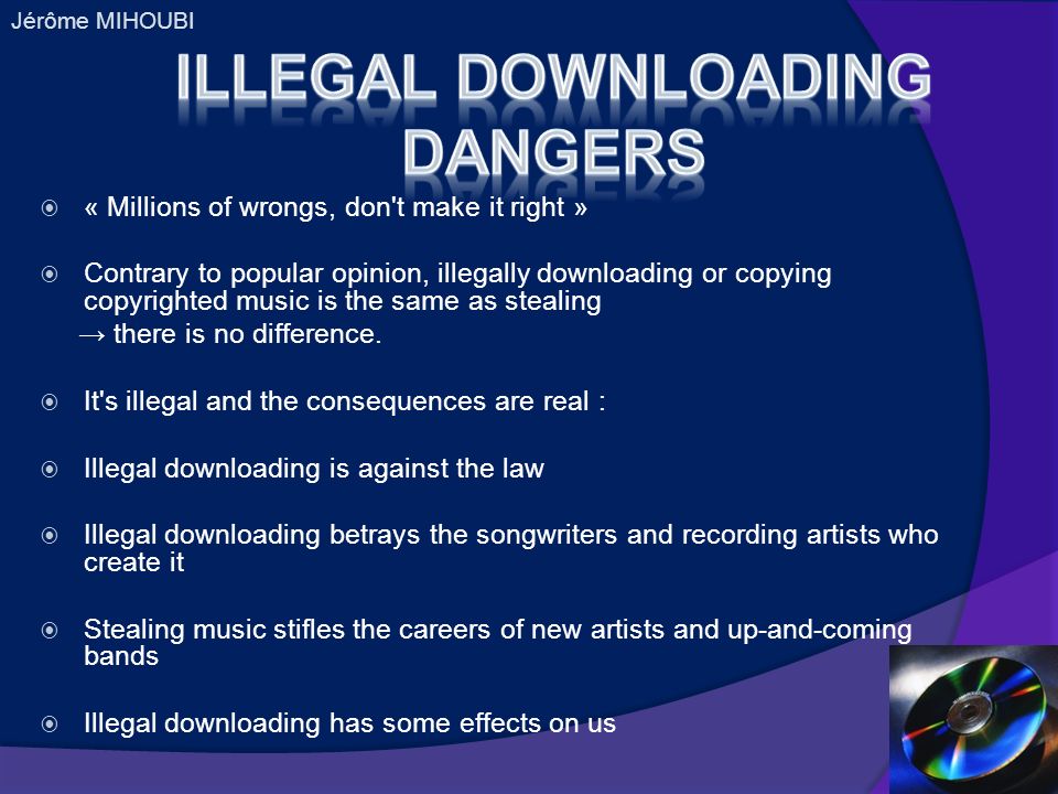 illegal downloading essay