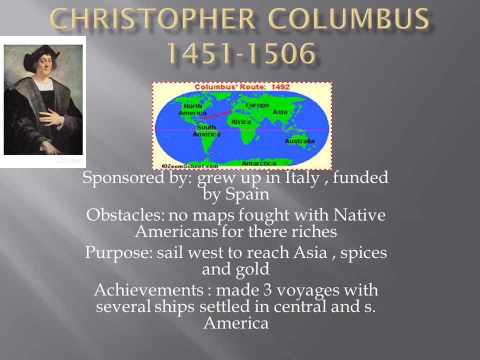 christopher columbus grew up in