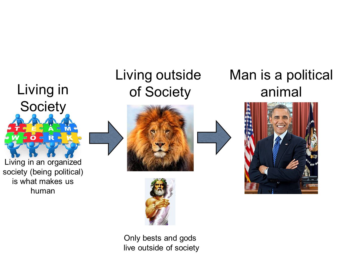 man is a political animal